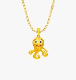 The Happy Octopus Pendant